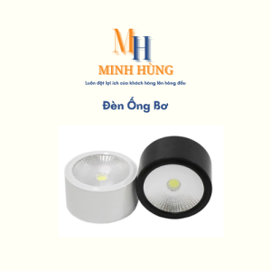 Đèn Ống Bơ 7W / 12W 3 Màu (vỏ Đen và Trắng) 
